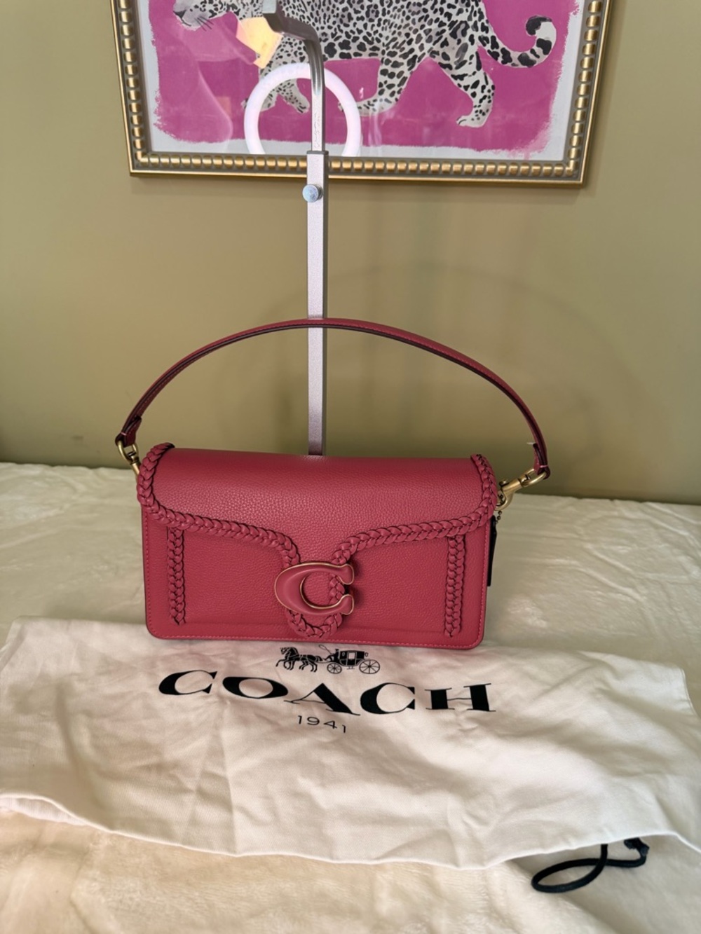 Coach Tabby Shoulder Bag 26 Braided Leather